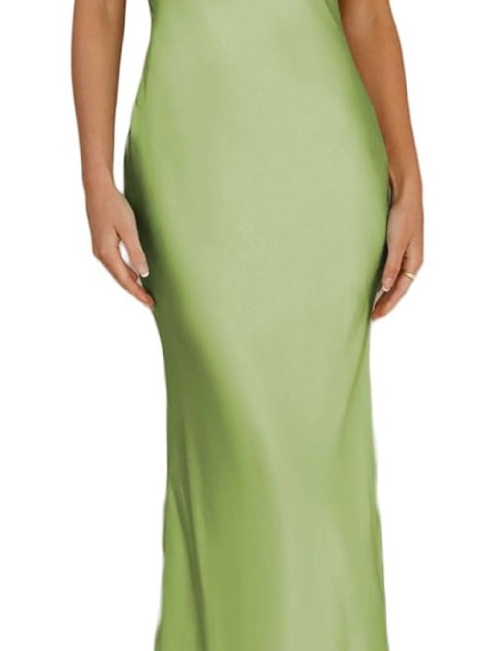 Halfisland Womens Summer Satin V Neck Cap Sleeve Backless Maxi Dress